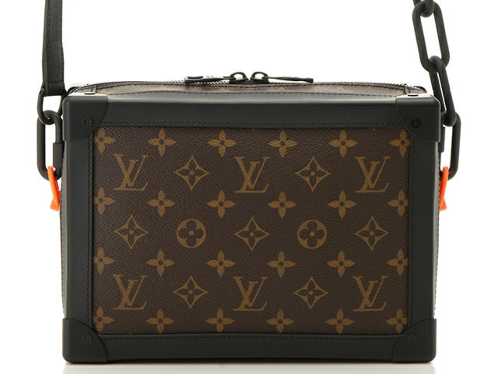 LOUIS VUITTON Shoulder Bag Soft Trunk Monogram Macassar Brown